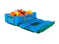 正基折叠筐不带盖塑料水果蔬菜筐ZJKN403012W